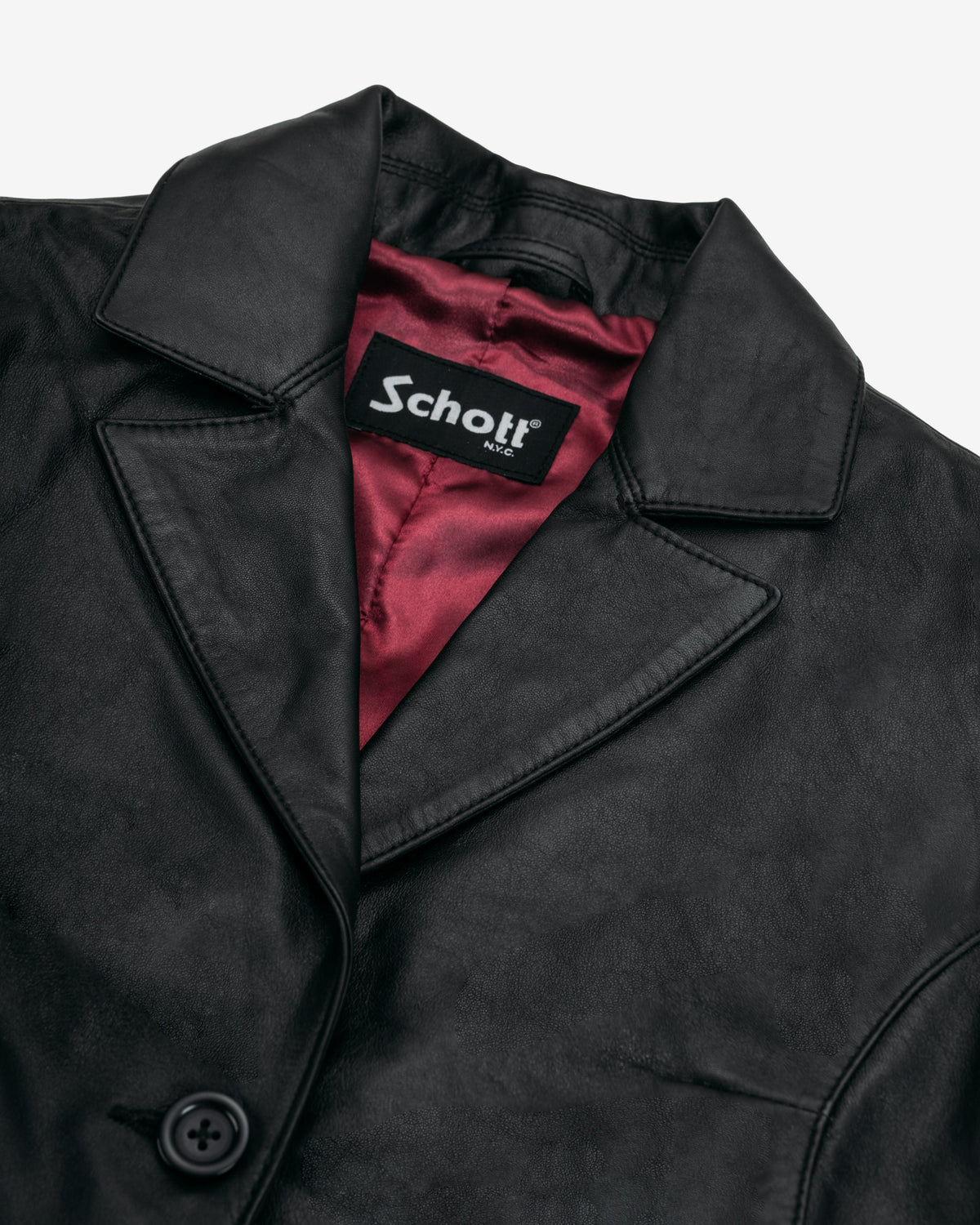 2545W Schott N.Y.C. Lambskin Trench Coat