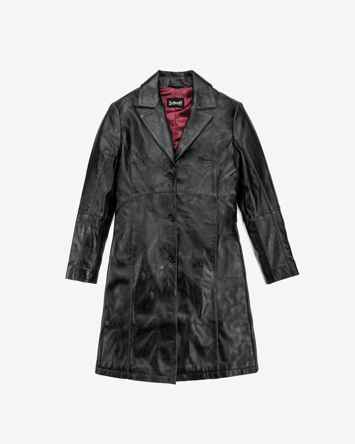 2545W Schott N.Y.C. Lambskin Trench Coat
