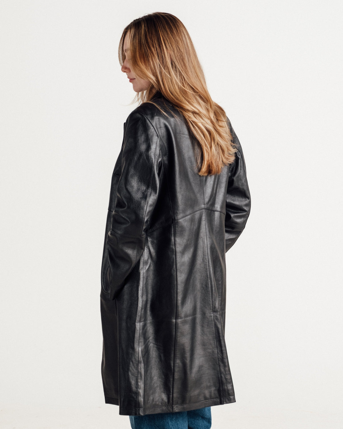 2545W Schott N.Y.C. Lambskin Trench Coat
