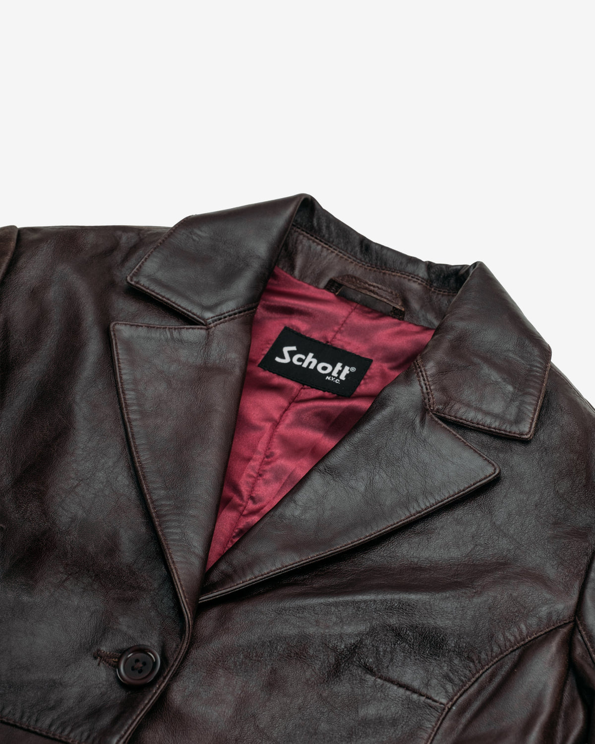 2545W Schott N.Y.C. Lambskin Trench Coat