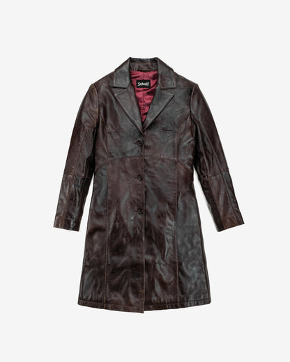 2545W Schott N.Y.C. Lambskin Trench Coat