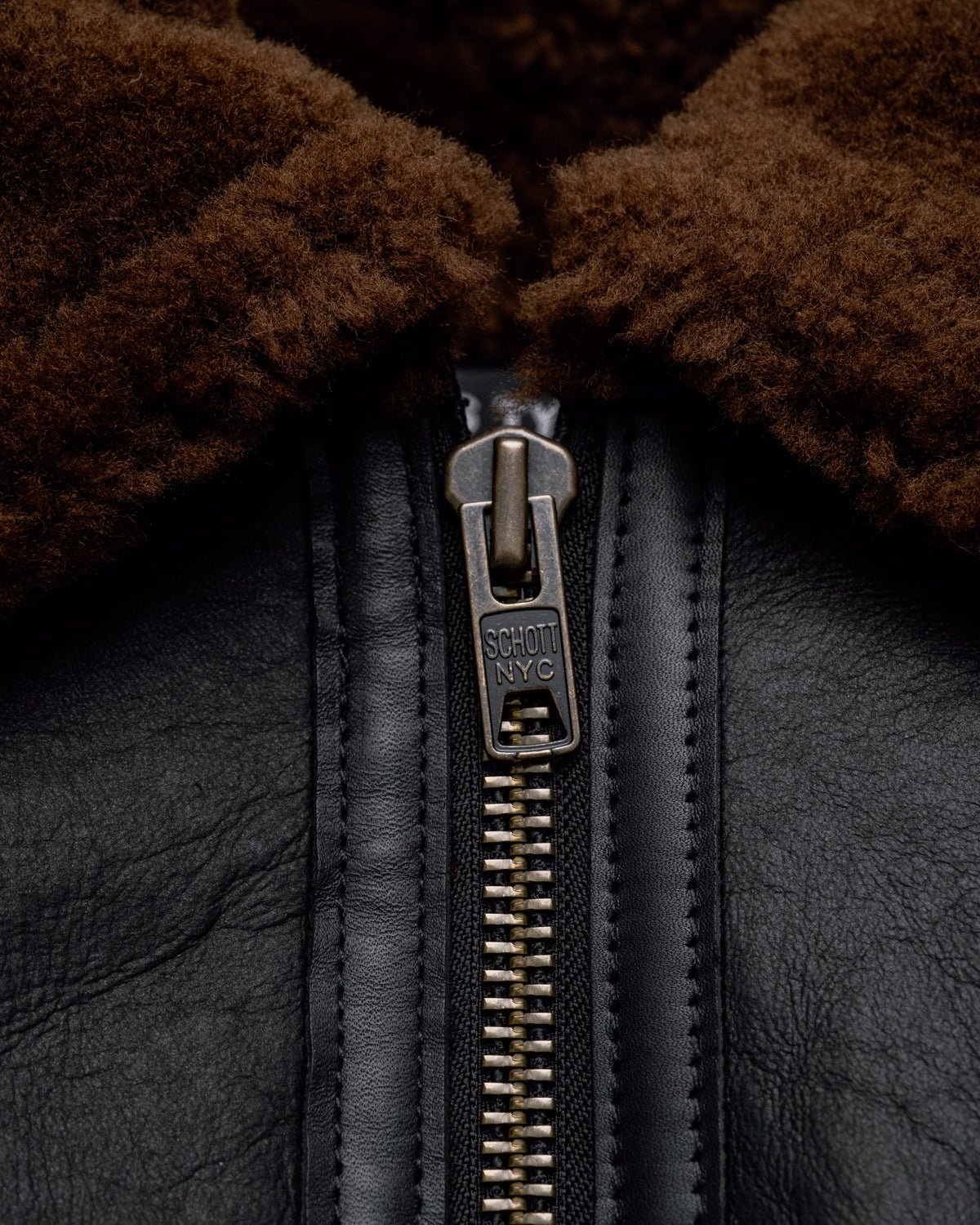 266S Schott N.Y.C. B-6 Sheepskin Bomber Jacket