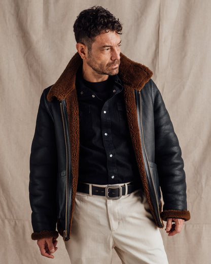 266S Schott N.Y.C. B-6 Sheepskin Bomber Jacket