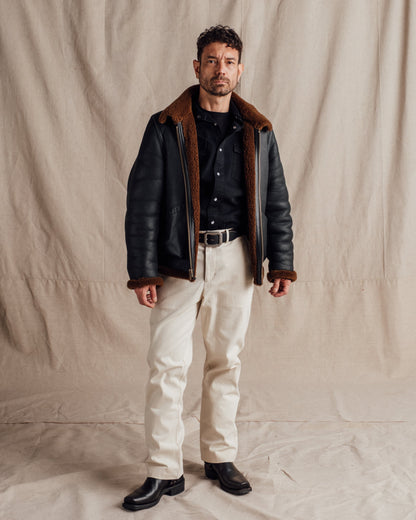 266S Schott N.Y.C. B-6 Sheepskin Bomber Jacket
