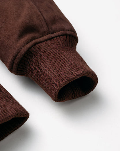 3528W Schott N.Y.C. 'Monroe' Suede Bomber Jacket