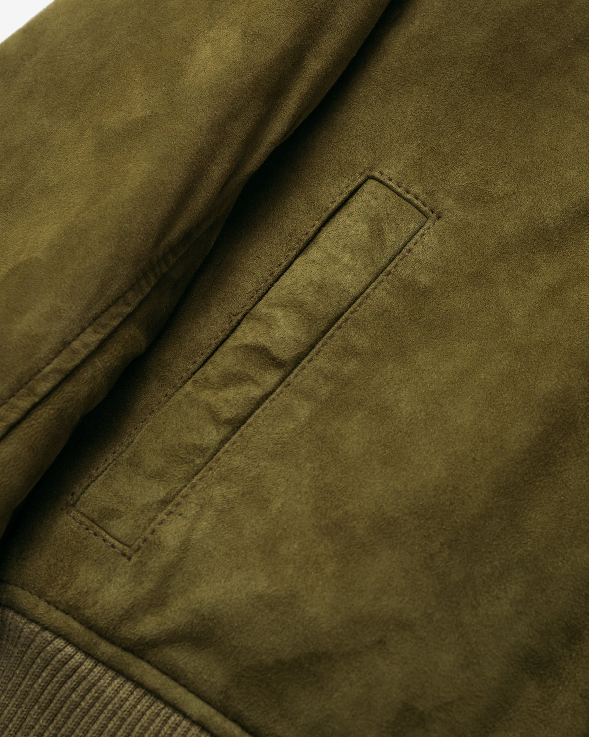 3528W Schott N.Y.C. 'Monroe' Suede Bomber Jacket