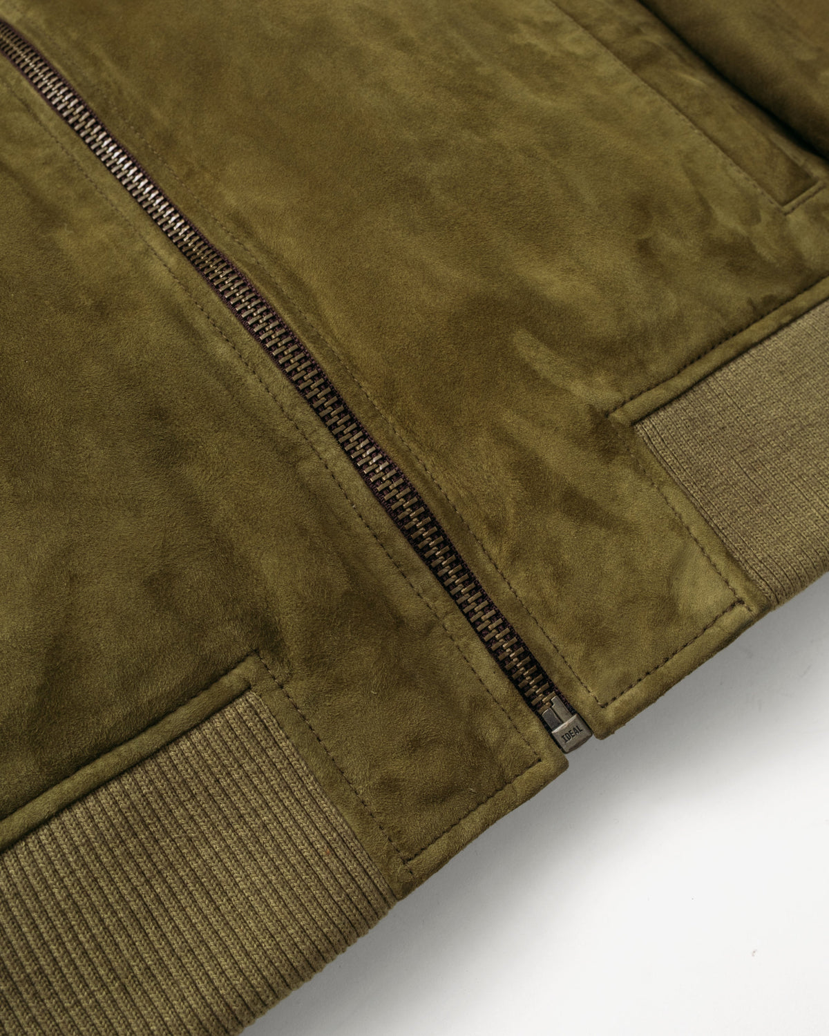 3528W Schott N.Y.C. 'Monroe' Suede Bomber Jacket