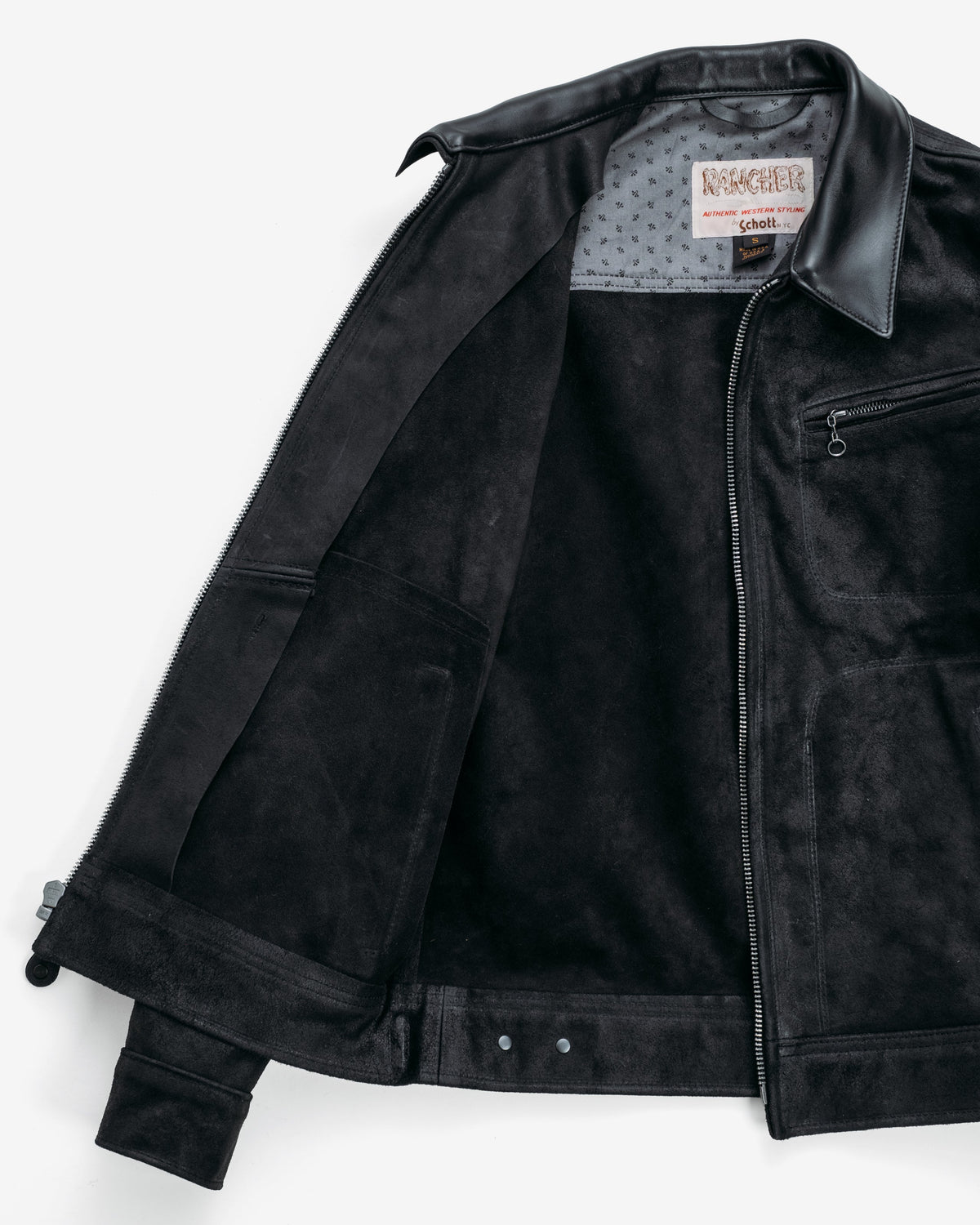 371 Schott N.Y.C. Suede Unlined Delivery Jacket