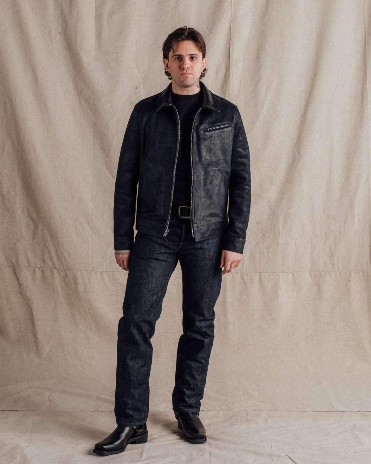 371 Schott N.Y.C. Suede Unlined Delivery Jacket