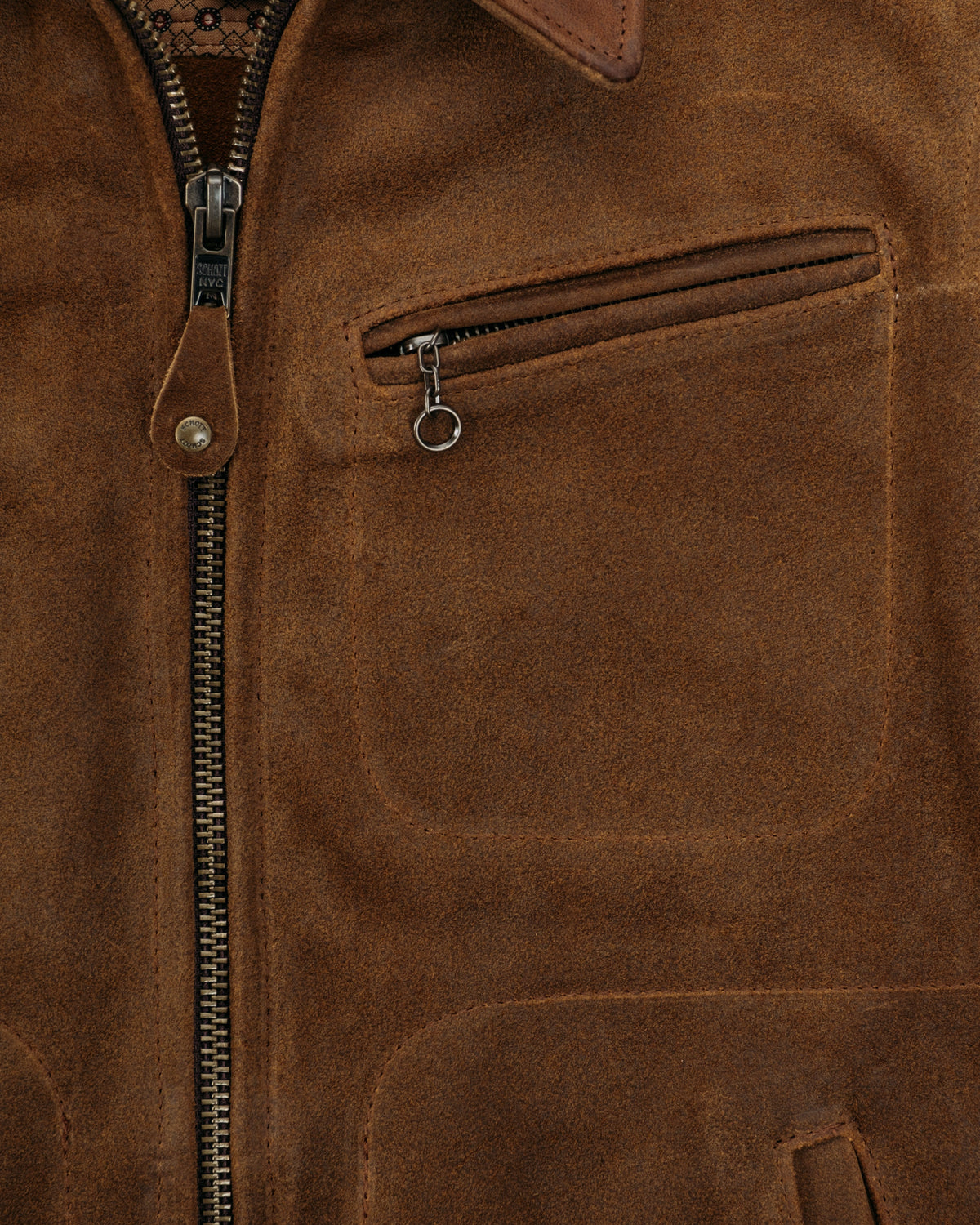 371 Schott N.Y.C. Suede Unlined Delivery Jacket