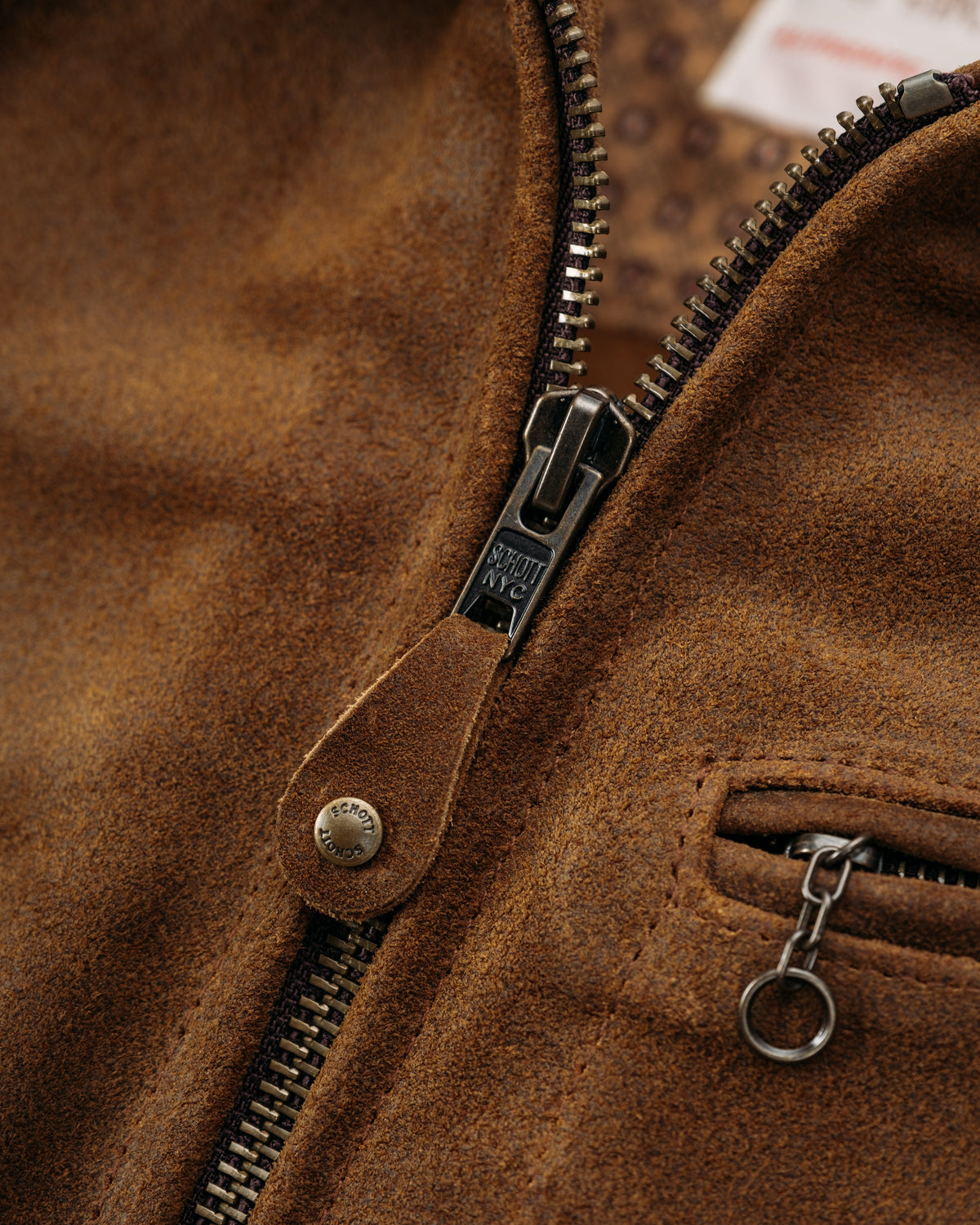 371 Schott N.Y.C. Suede Unlined Delivery Jacket