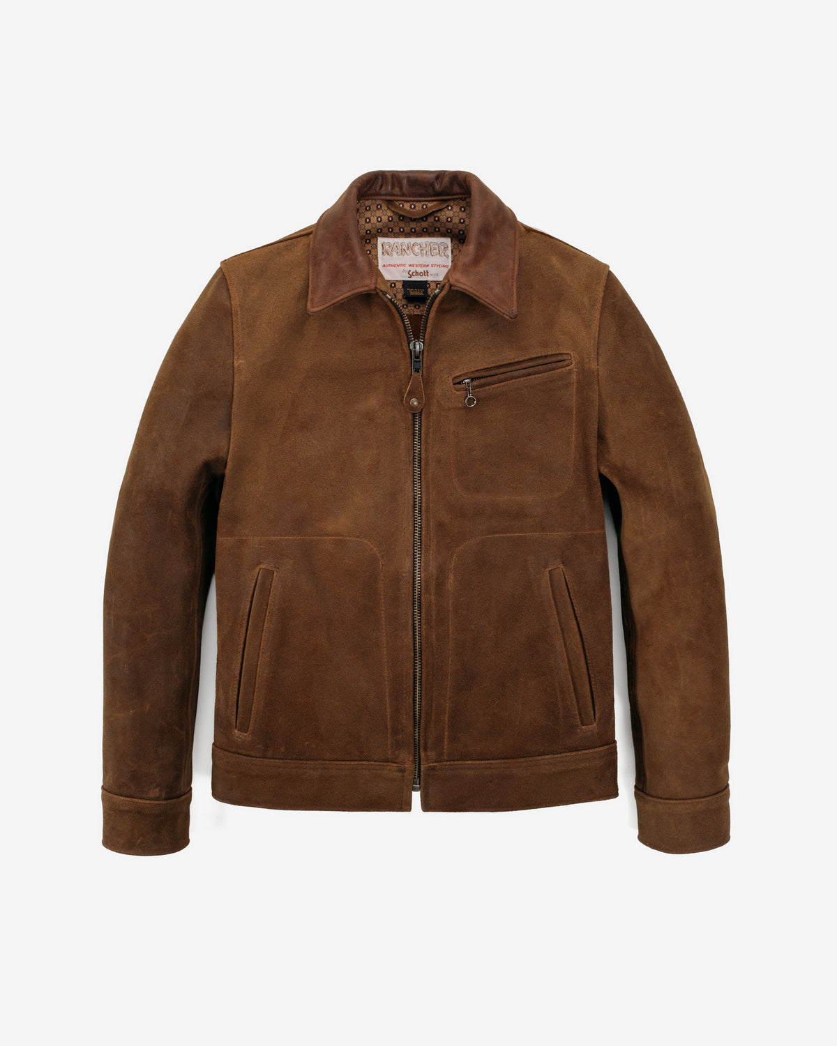371 Schott N.Y.C. Suede Unlined Delivery Jacket
