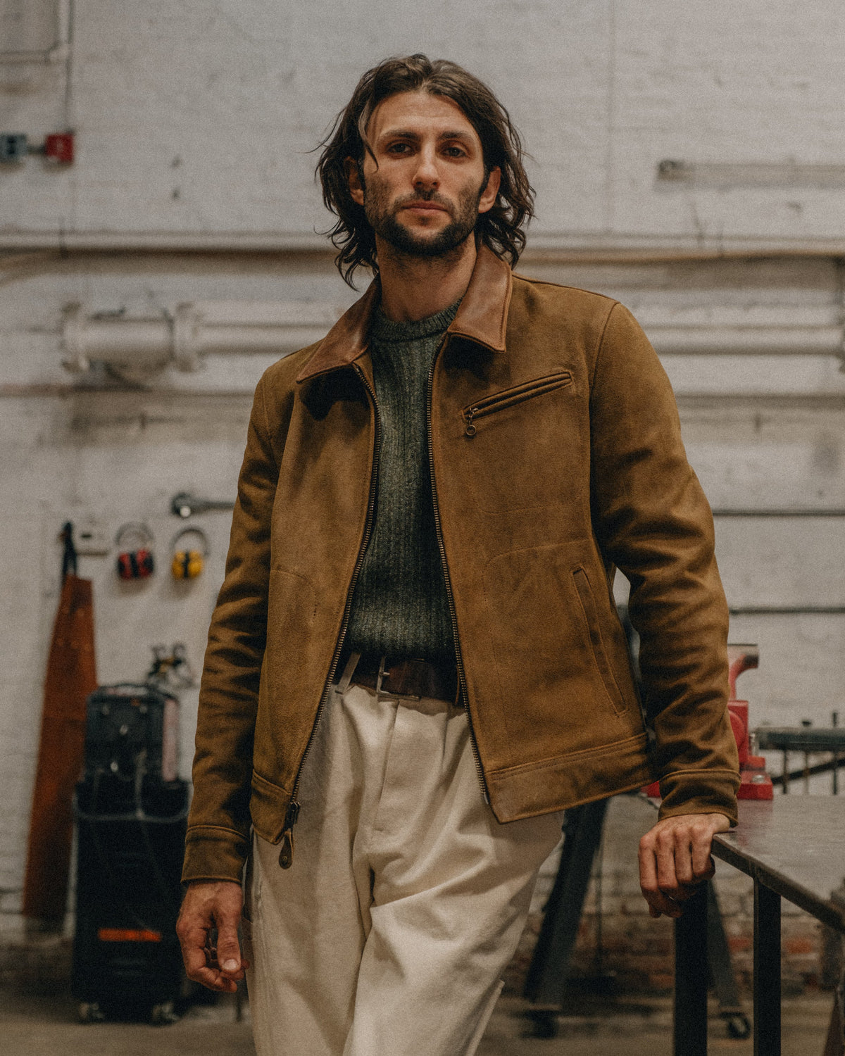 371 Schott N.Y.C. Suede Unlined Delivery Jacket