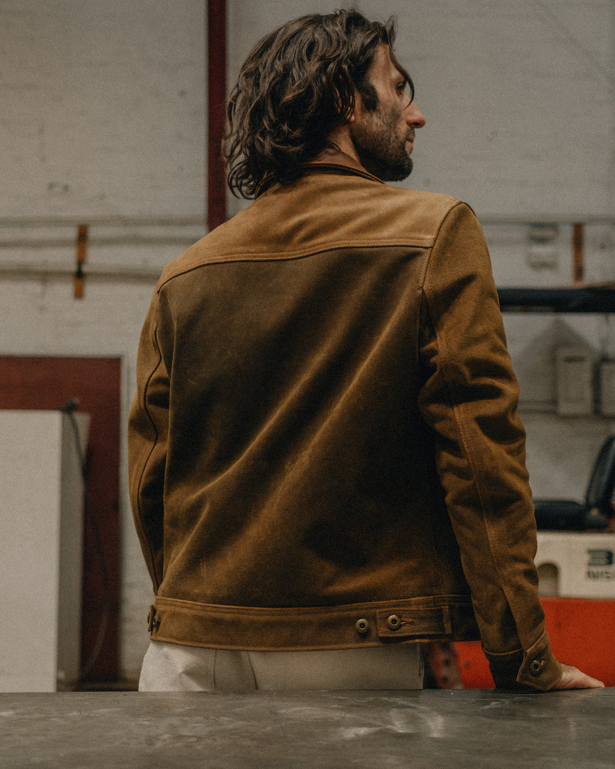 371 Schott N.Y.C. Suede Unlined Delivery Jacket
