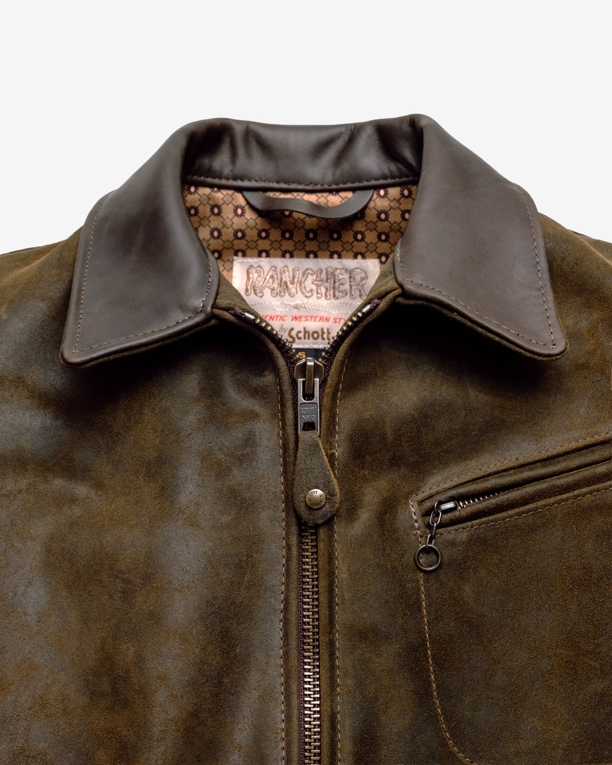 371 Schott N.Y.C. Suede Unlined Delivery Jacket