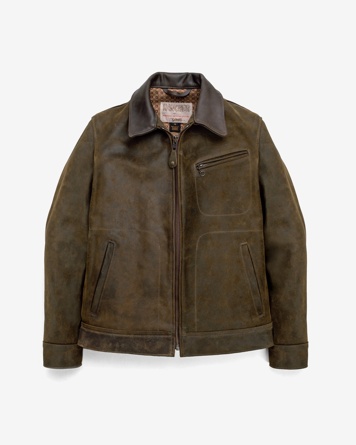 371 Schott N.Y.C. Suede Unlined Delivery Jacket