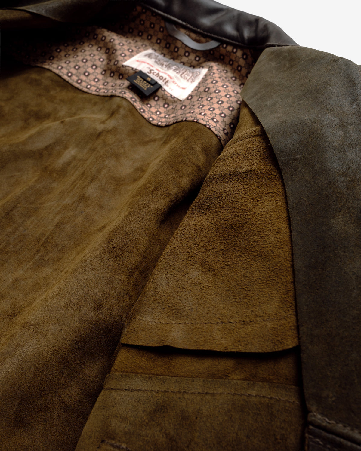 371 Schott N.Y.C. Suede Unlined Delivery Jacket