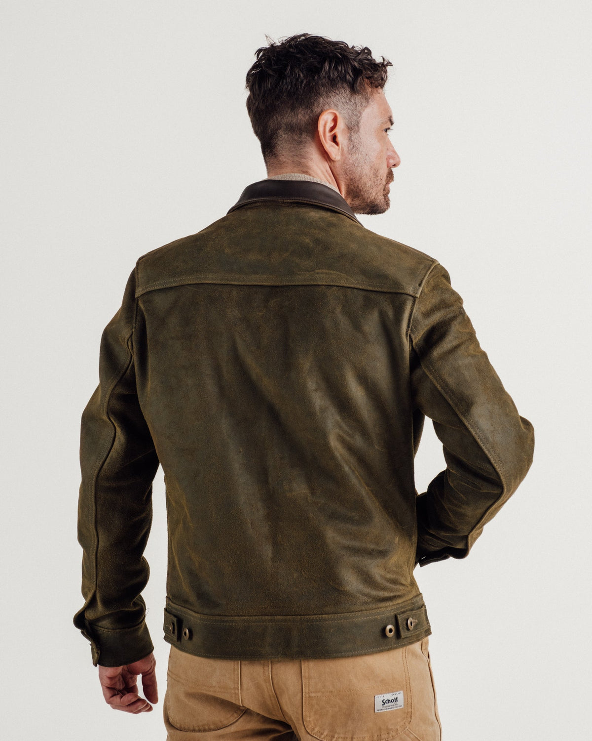 371 Schott N.Y.C. Suede Unlined Delivery Jacket