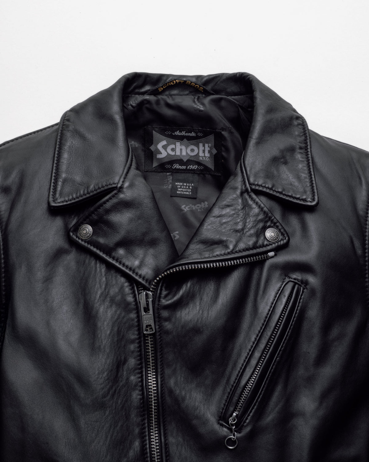 503VN Schott N.Y.C. Hand Vintaged Perfecto® Motorcycle Jacket