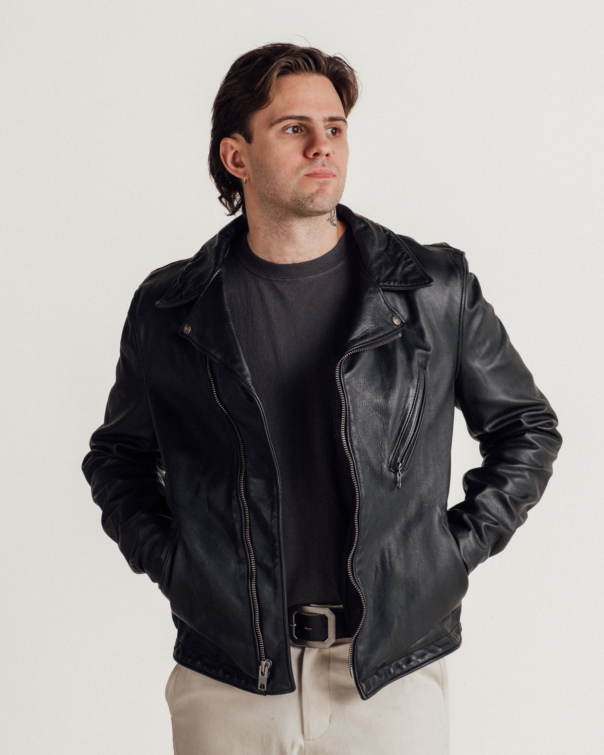 503VN Schott N.Y.C. Hand Vintaged Perfecto® Motorcycle Jacket
