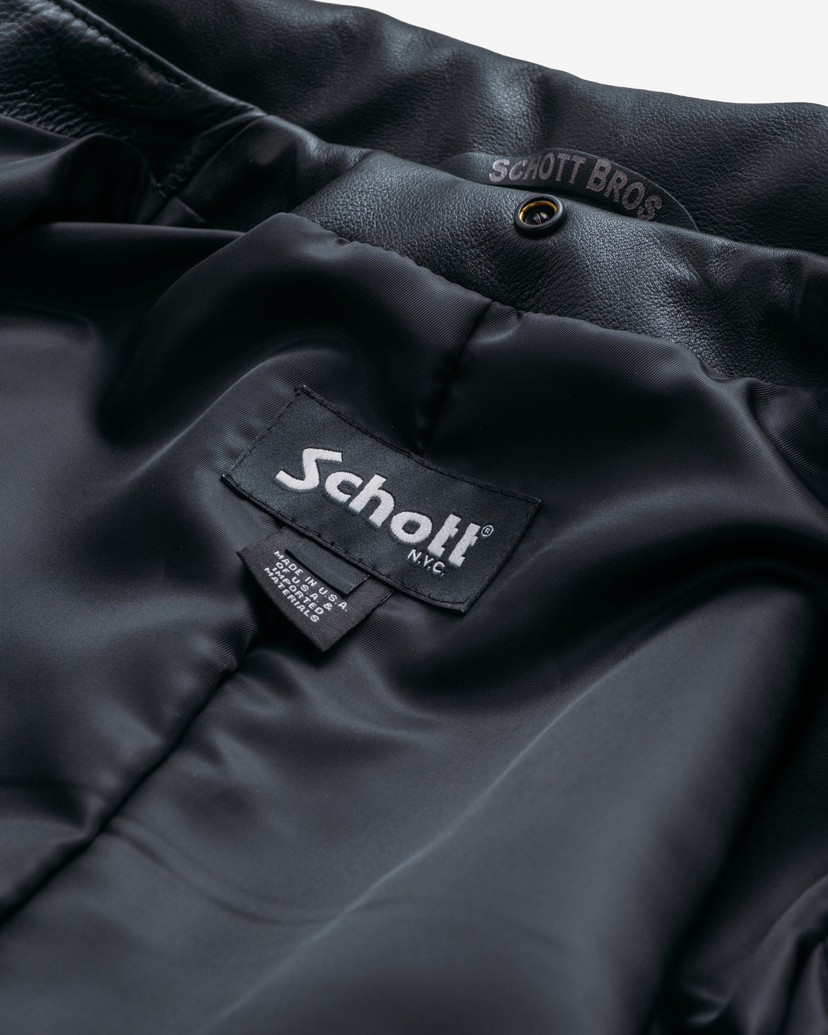 503W Schott N.Y.C. Minimal Cowhide Perfecto® Motorcycle Jacket