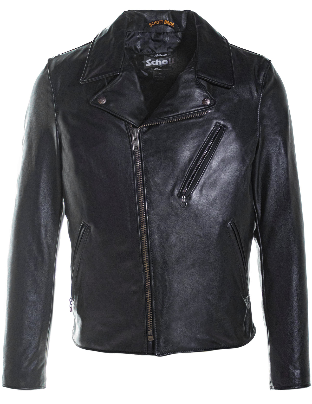 503 Schott N.Y.C. Men's Light Weight Cowhide Motorcycle Jacket
