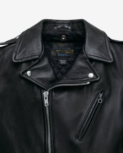 519 Schott N.Y.C. Pebbled Cowhide 'One Star' Perfecto® Motorcycle Jacket