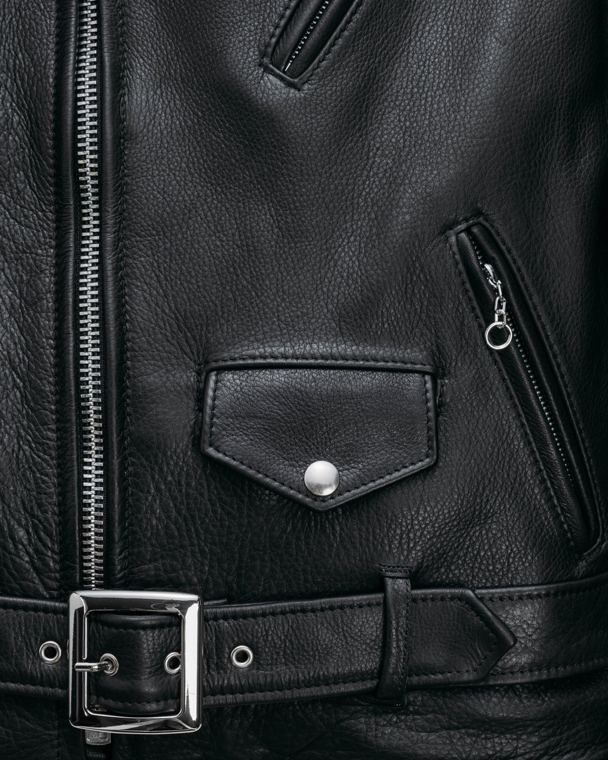 519 Schott N.Y.C. Pebbled Cowhide 'One Star' Perfecto® Motorcycle Jacket