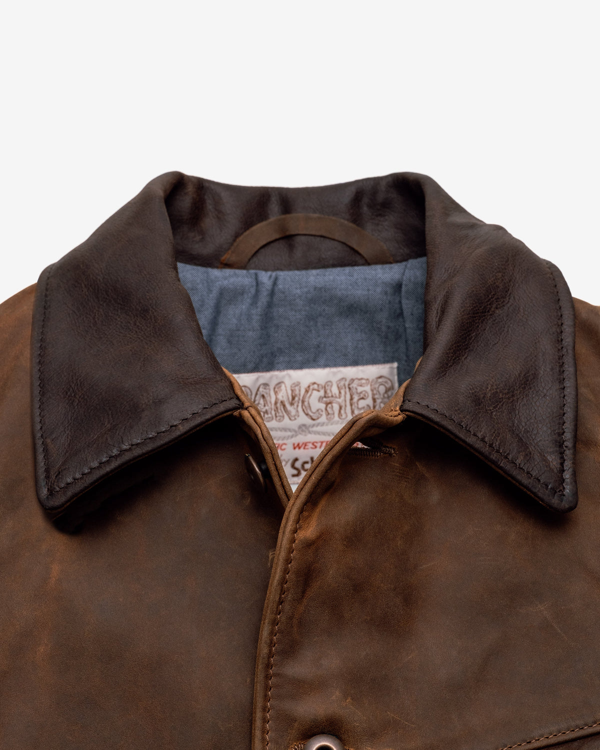 538 Schott N.Y.C. Nubuck Cowhide Rancher Jacket