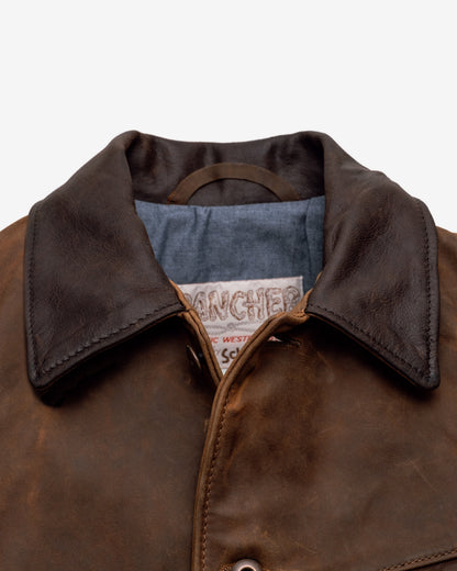 538 Schott N.Y.C. Nubuck Cowhide Rancher Jacket