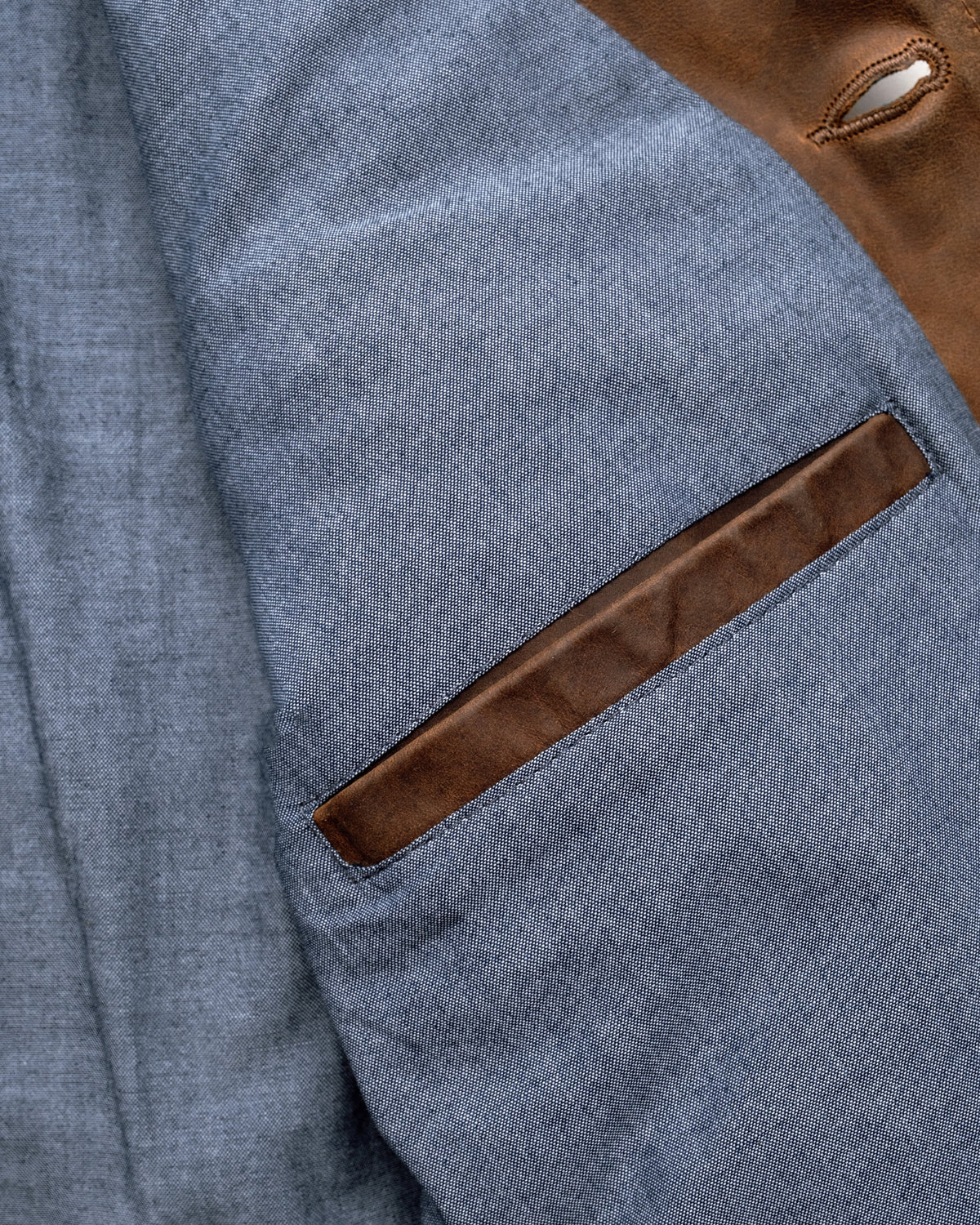 538 Schott N.Y.C. Nubuck Cowhide Rancher Jacket