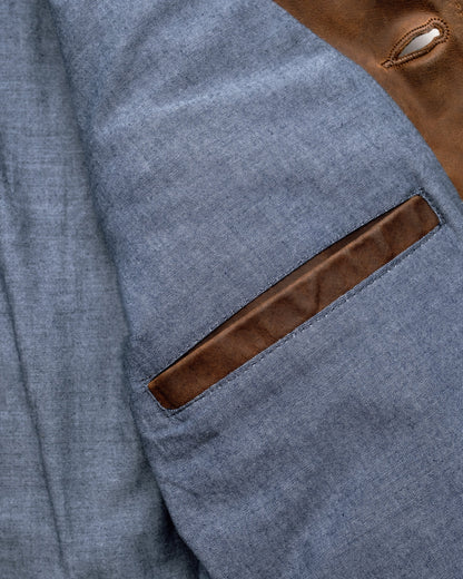 538 Schott N.Y.C. Nubuck Cowhide Rancher Jacket