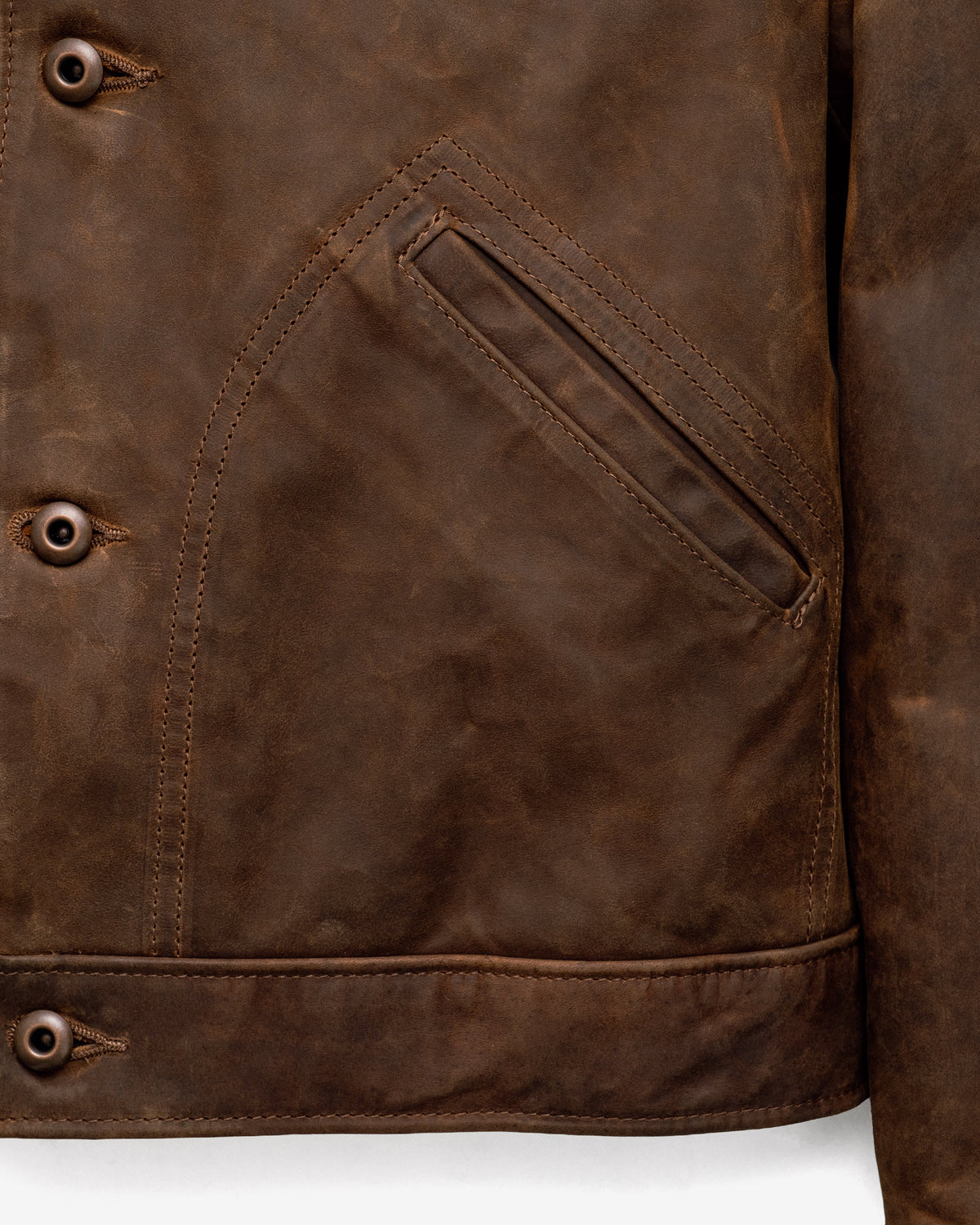 538 Schott N.Y.C. Nubuck Cowhide Rancher Jacket