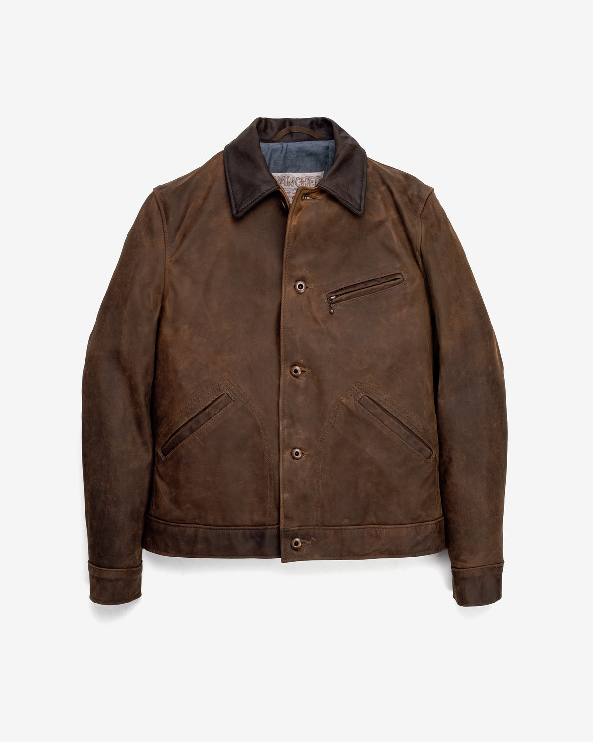 538 Schott N.Y.C. Nubuck Cowhide Rancher Jacket