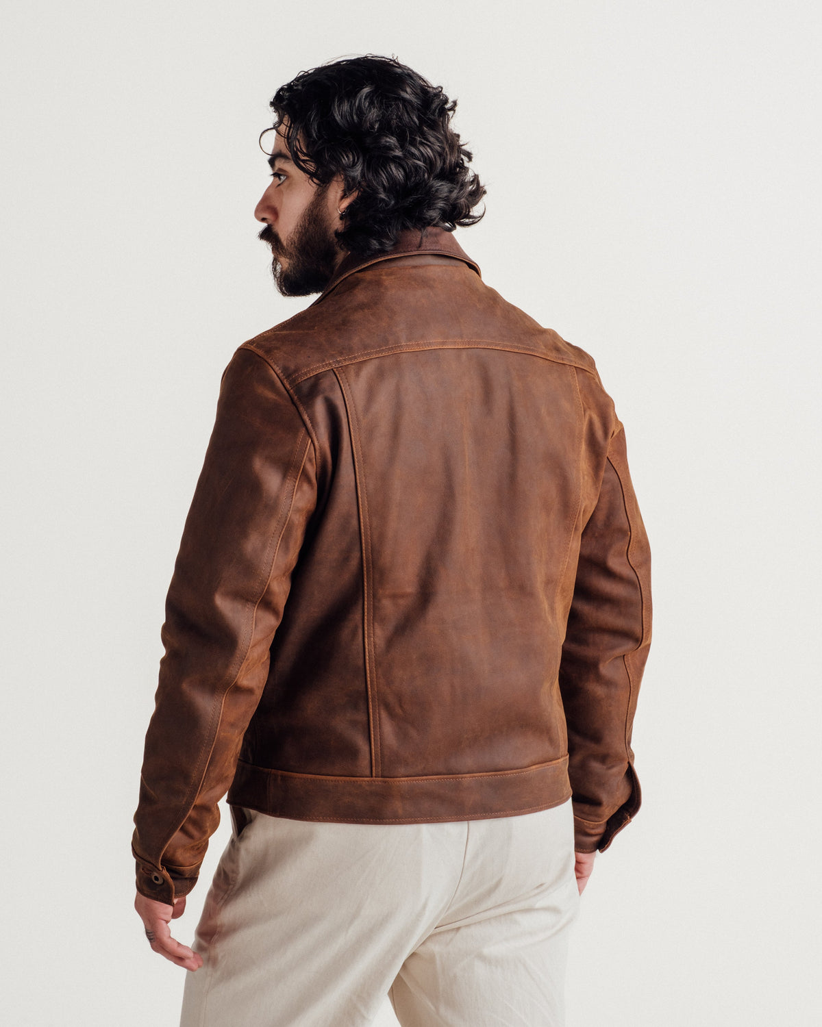 538 Schott N.Y.C. Nubuck Cowhide Rancher Jacket