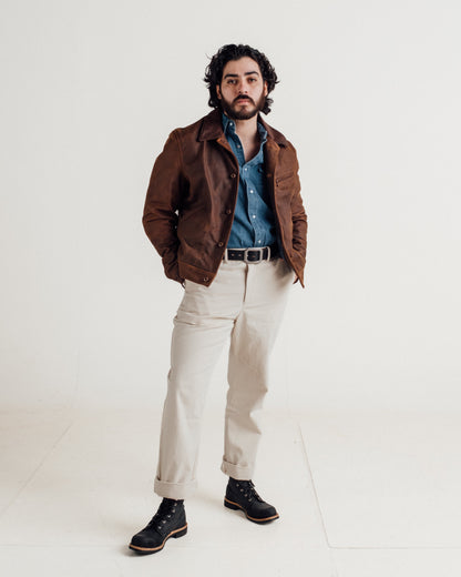 538 Schott N.Y.C. Nubuck Cowhide Rancher Jacket