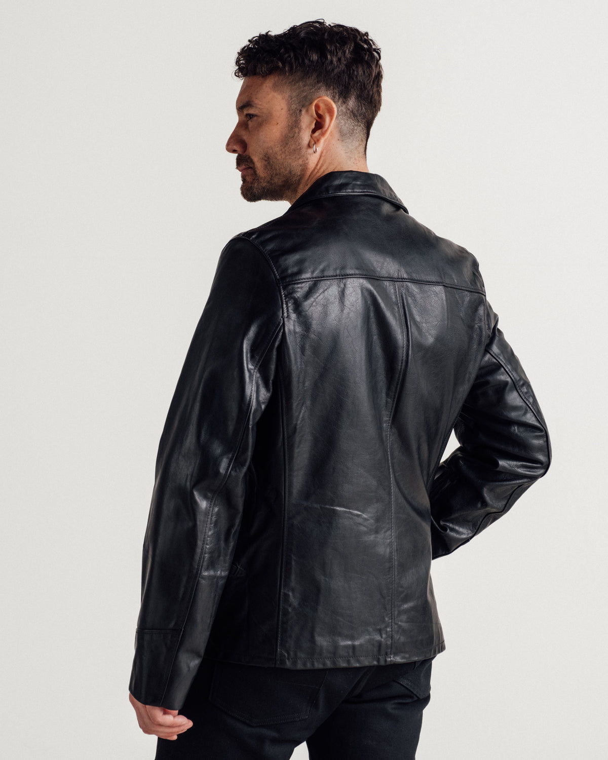 544 Schott N.Y.C. Lightweight Cowhide Car Coat