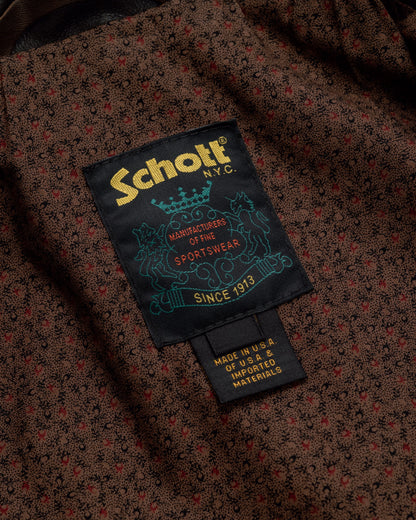 546 Schott N.Y.C. Lightweight Cowhide Delivery Jacket