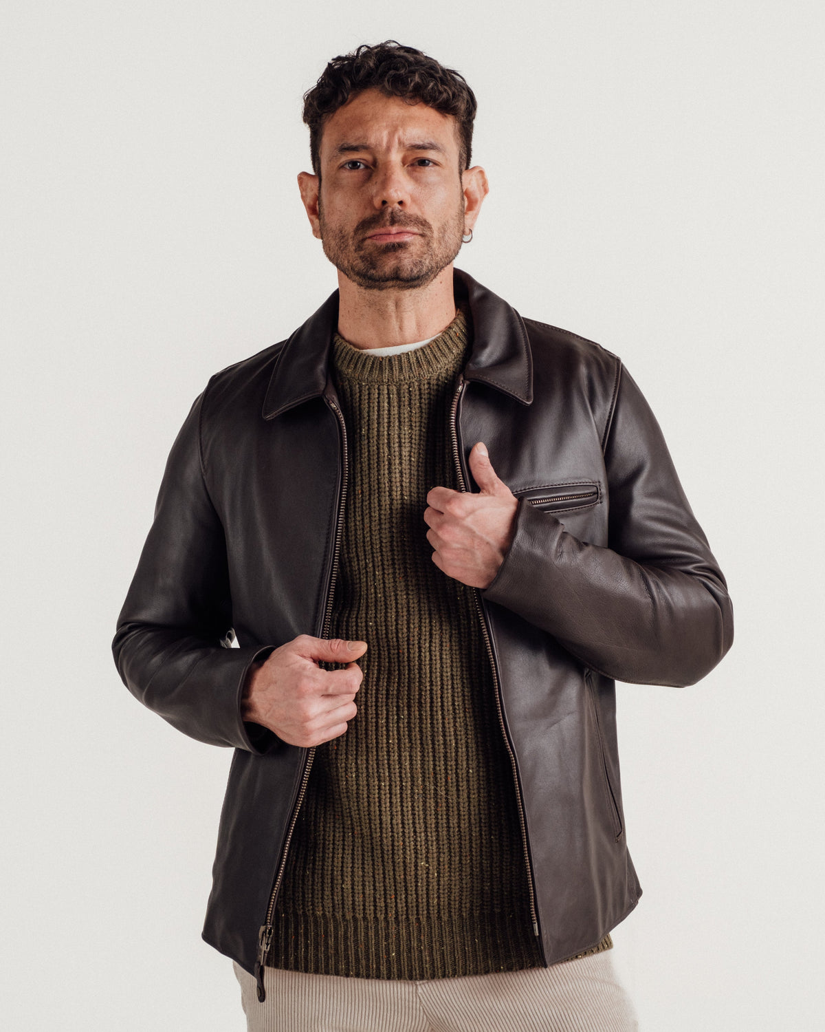 546 Schott N.Y.C. Lightweight Cowhide Delivery Jacket