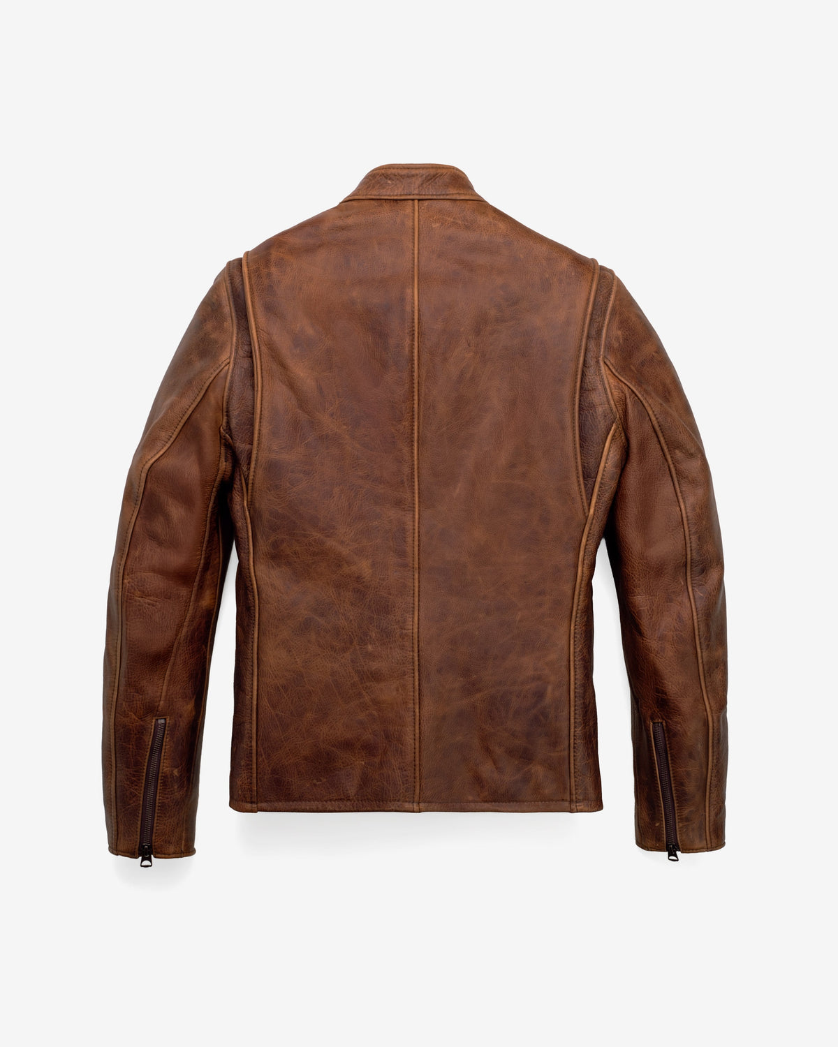 550 Schott N.Y.C. Waxy Pullup Cowhide Cafe Racer Jacket