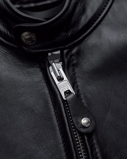 554 Schott N.Y.C. Lightweight Cowhide Cafe Racer Jacket