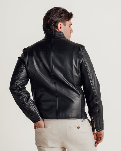 554 Schott N.Y.C. Lightweight Cowhide Cafe Racer Jacket