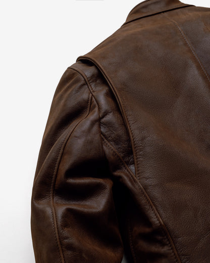 554 Schott N.Y.C. Lightweight Cowhide Cafe Racer Jacket