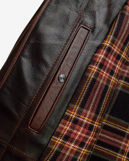 557 Schott N.Y.C. Waxy Pullup Cowhide Delivery Jacket