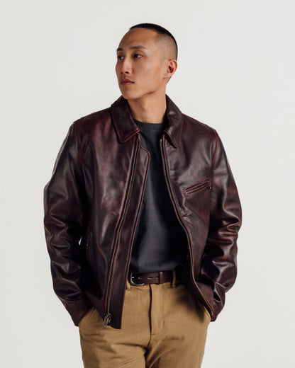 557 Schott N.Y.C. Waxy Pullup Cowhide Delivery Jacket