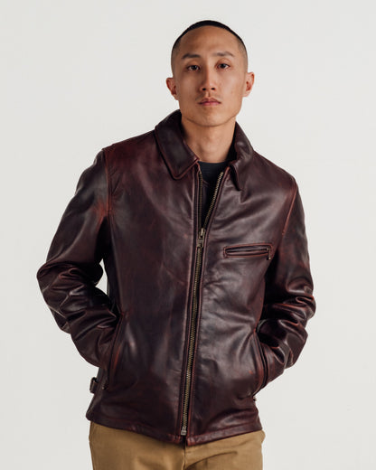 557 Schott N.Y.C. Waxy Pullup Cowhide Delivery Jacket