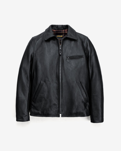 562 Schott N.Y.C. Natural Pebbled Cowhide Weekender Jacket