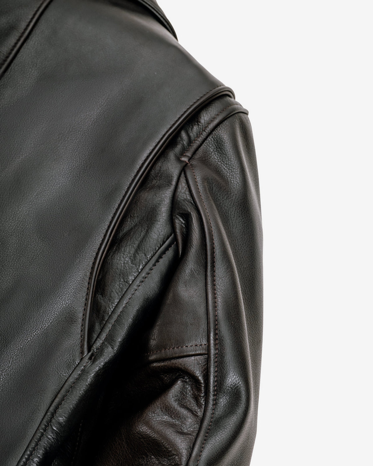 562 Schott N.Y.C. Natural Pebbled Cowhide Weekender Jacket