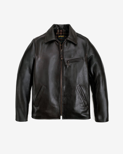 562 Schott N.Y.C. Natural Pebbled Cowhide Weekender Jacket