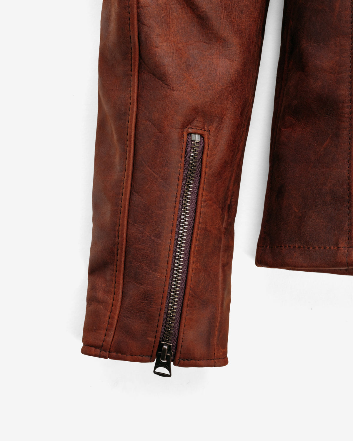 581 Schott N.Y.C. Oiled Lightweight Unlined Nubuck Cafe Racer Jacket
